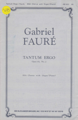 Tantum ergo (1-275)