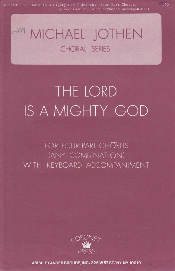 Lord is a Mighty God, The (1-289)