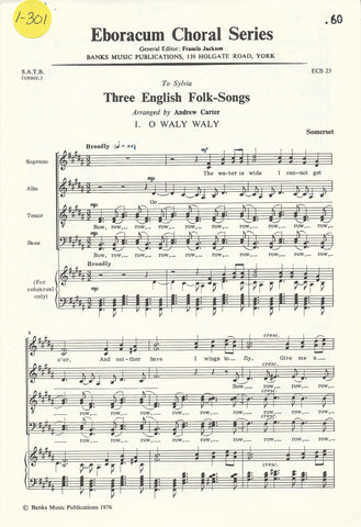 Three English Folk-Songs (1-301)