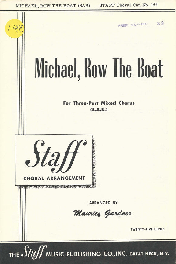 Michael, Row The Boat (1-455)