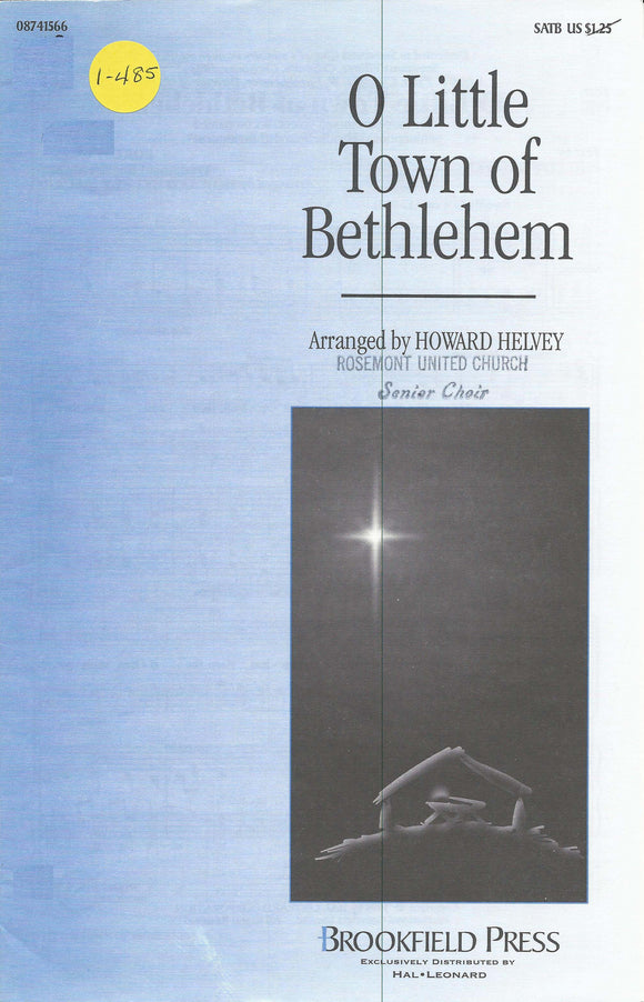 O Little Town of Bethlehem (1-485)