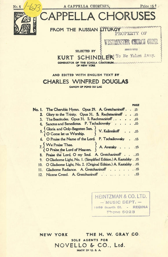 Cherubic Hymn, The (1-623)