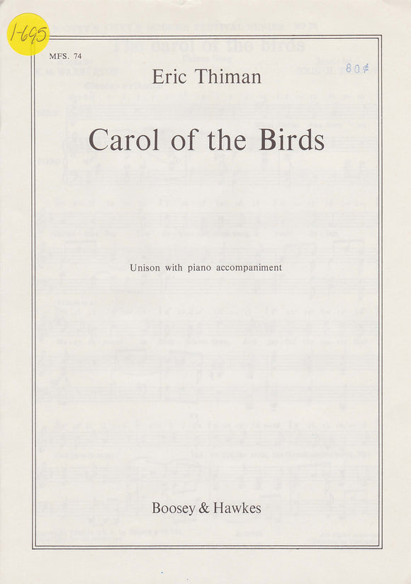 Carol of the Birds (1-695)