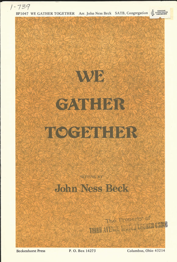 We Gather Together (1-739)