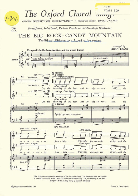 Big Rock-Candy Mountain, The (1-746)