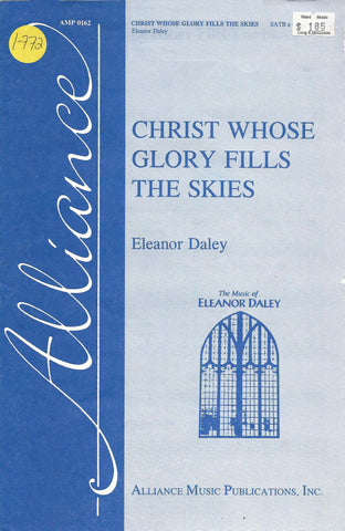 Christ Whose Glory Fills the Skies (1-772)