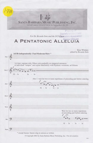 Pentatonic Alleluia, A (1-778)