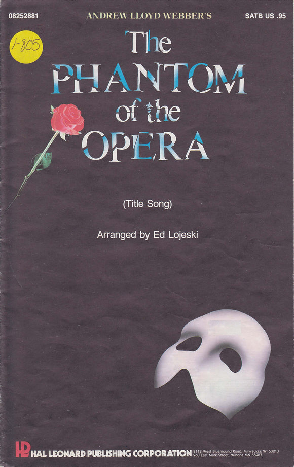 Phantom of the Opera, The (1-805)