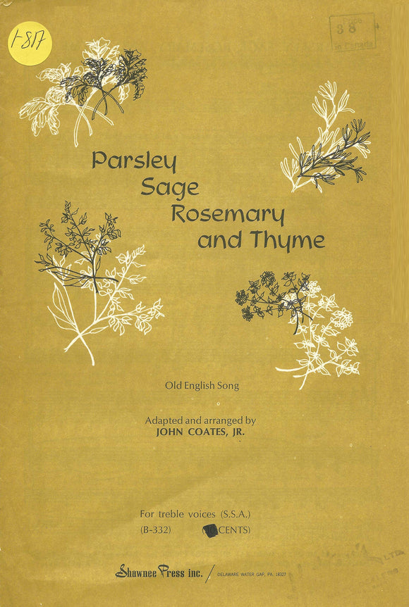 Parsley, Sage, Rosemary, and Thyme (1-817)