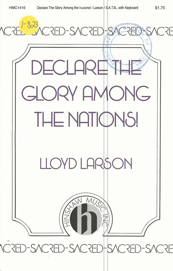 Declare the Glory Among the Nations! (1-823)