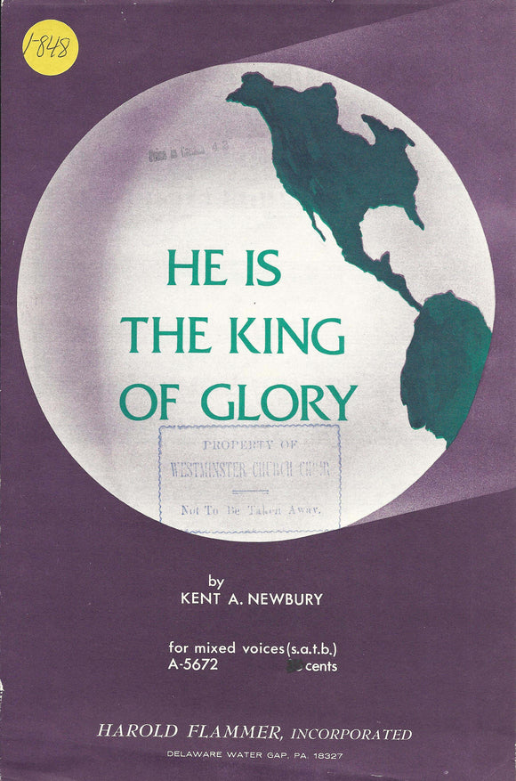 He is the King of Glory (1-848)