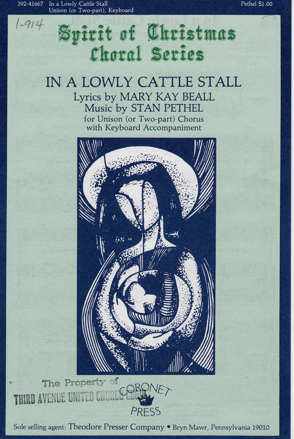 In a Lowly Cattle Stall (1-914)