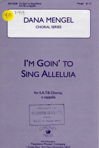 I'm Goin' to Sing Alleluia (1-939)