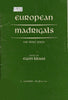 European Madrigals (1-973)