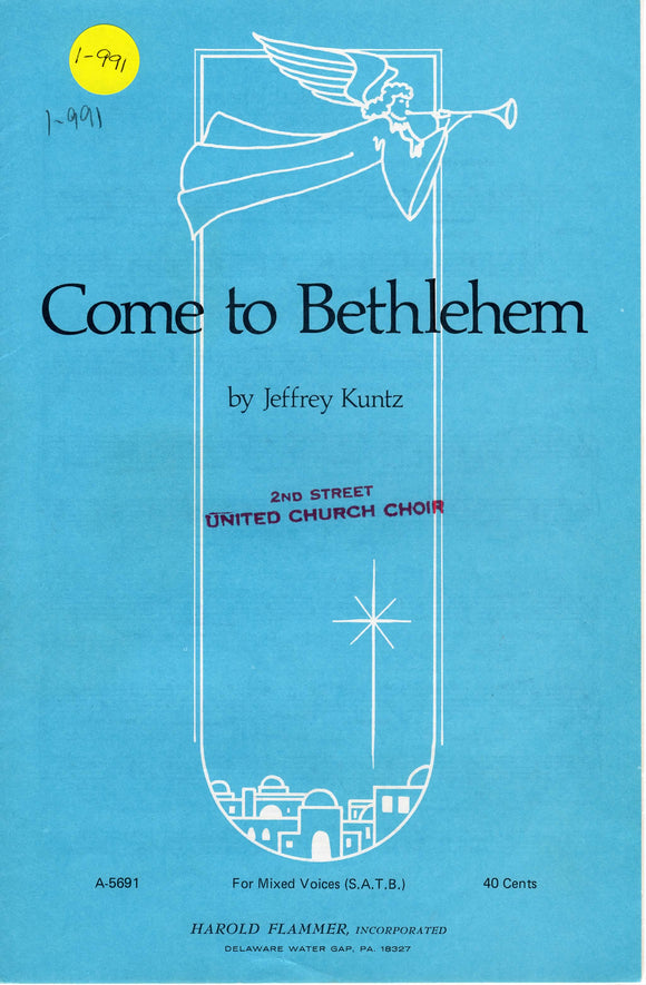 Come to Bethlehem (1-991)