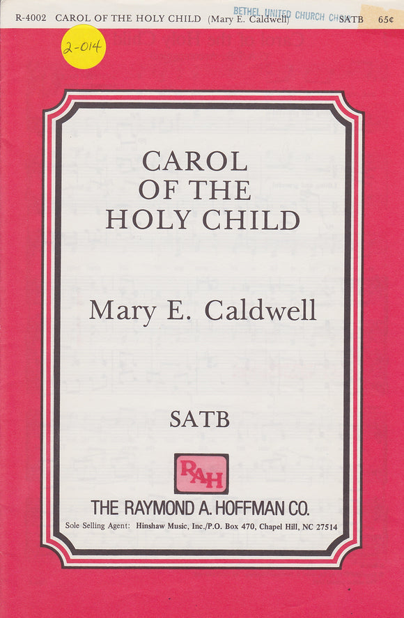 Carol of the Holy Child (2-014)
