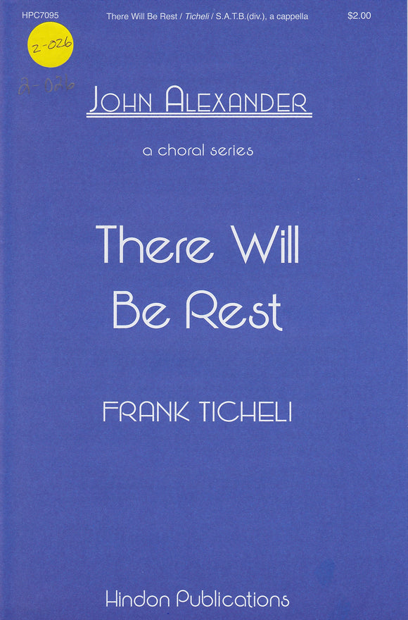 There Will Be Rest (2-026)