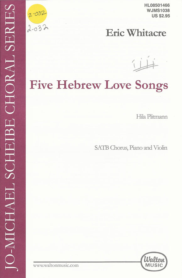Five Hebrew Love Songs (2-032)