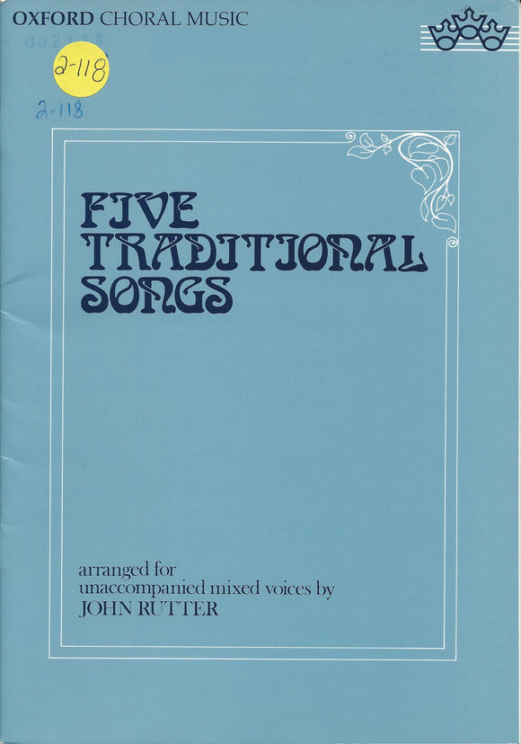 Five Traditional Songs (2-118)