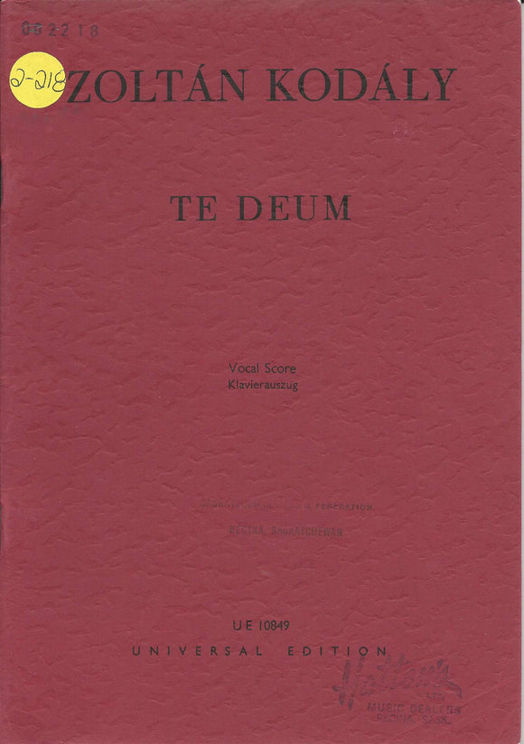 Te Deum (2-218)