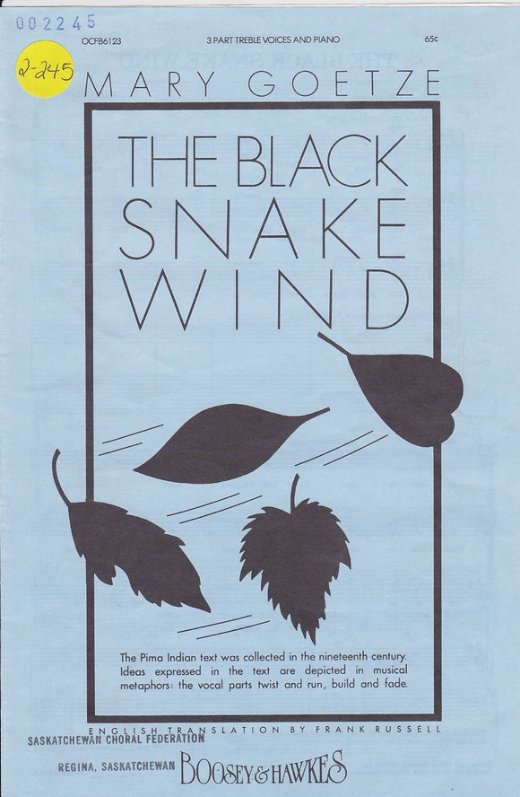 Black Snake Wind, The (2-245)