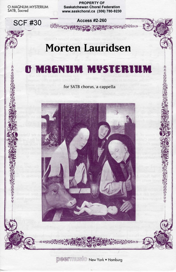 O magnum mysterium (2-260)
