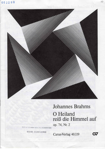 O Heiland, reiss die Himmel auf (2-268)