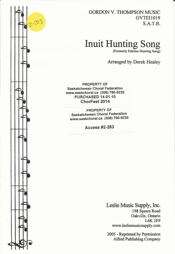 Inuit Hunting Song (2-283)