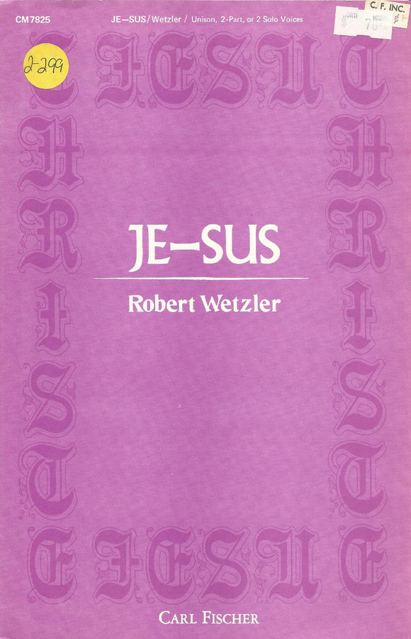 Je-sus (2-299)