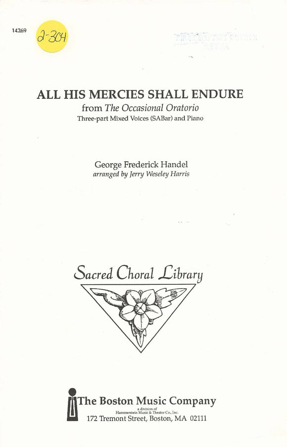 All His Mercies Shall Endure (2-304)
