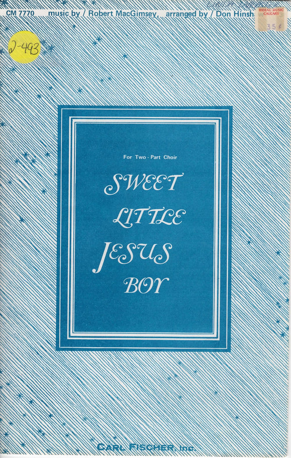 Sweet Little Jesus Boy (2-493)
