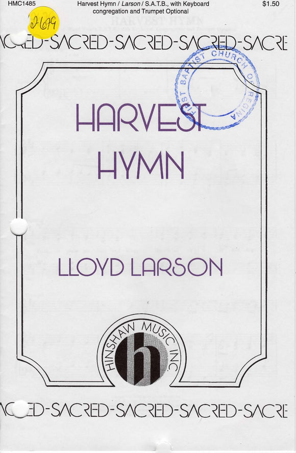 Harvest Hymn (2-679)