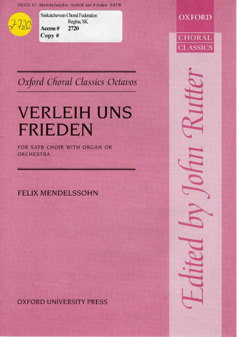 Verleih uns Frieden (2-720)