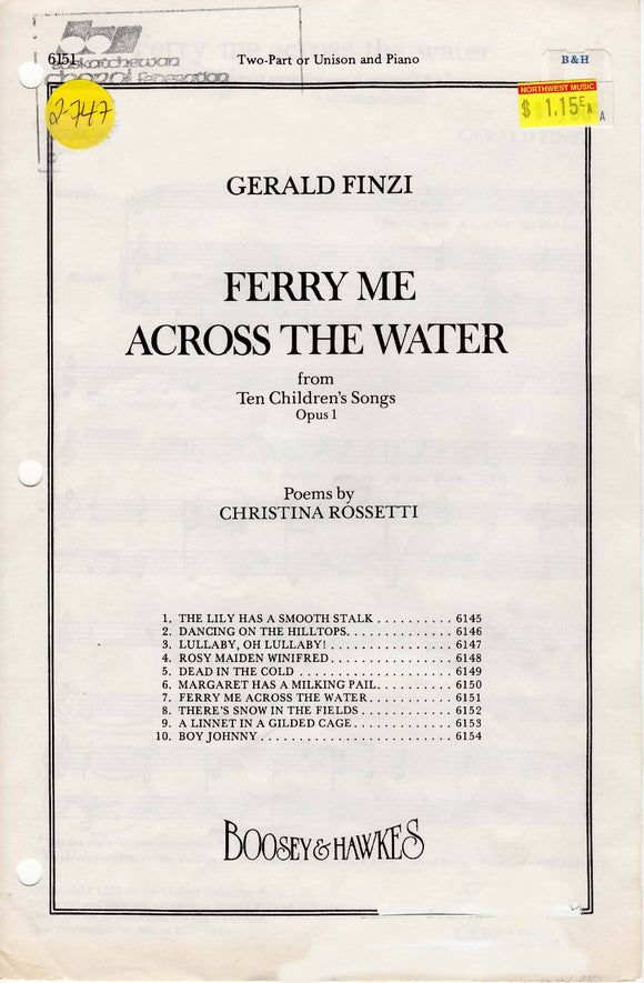 Ferry Me Across the Water (2-747)