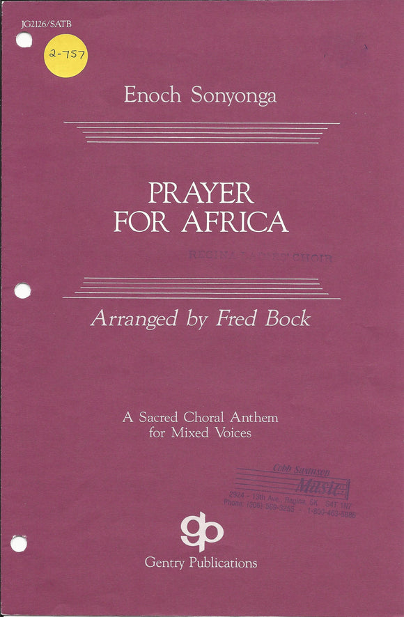 Prayer for Africa (2-757)